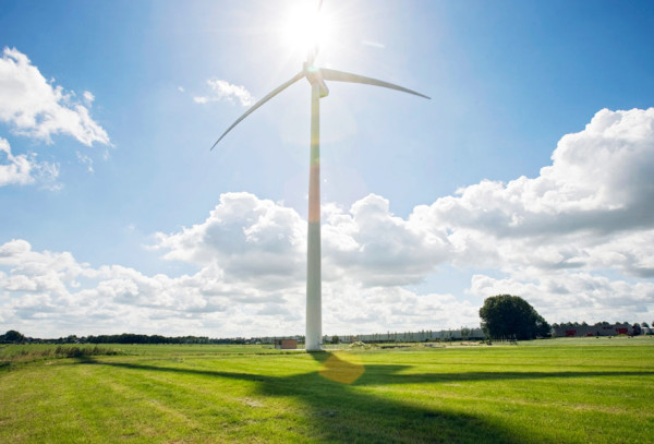 Slagschaduw van een windmolen visual 1